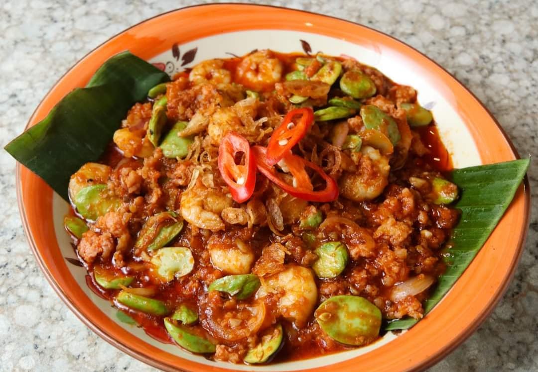Sambal Petai Prawns
